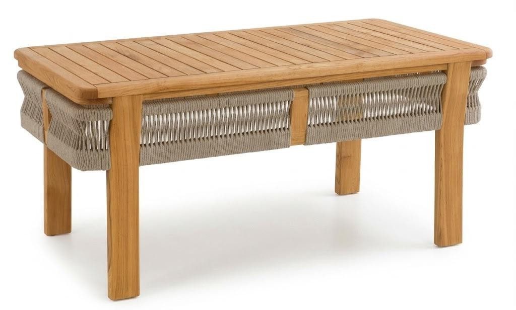 Xlmoebel Gartentisch Gartencouchtisch Modern Naturholz Stilvoll Rechteckig Robust Terrasse (1-St., 1-tlg)