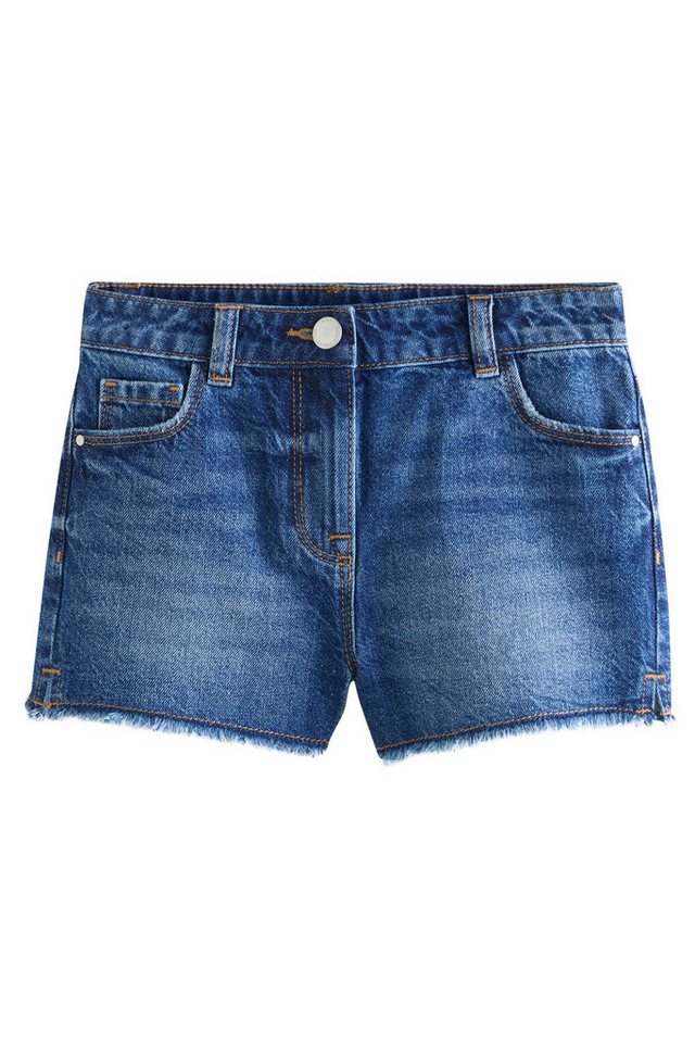 Next Jeansshorts Denim-Shorts mit ausgefranstem Saum, Regular (1-tlg)
