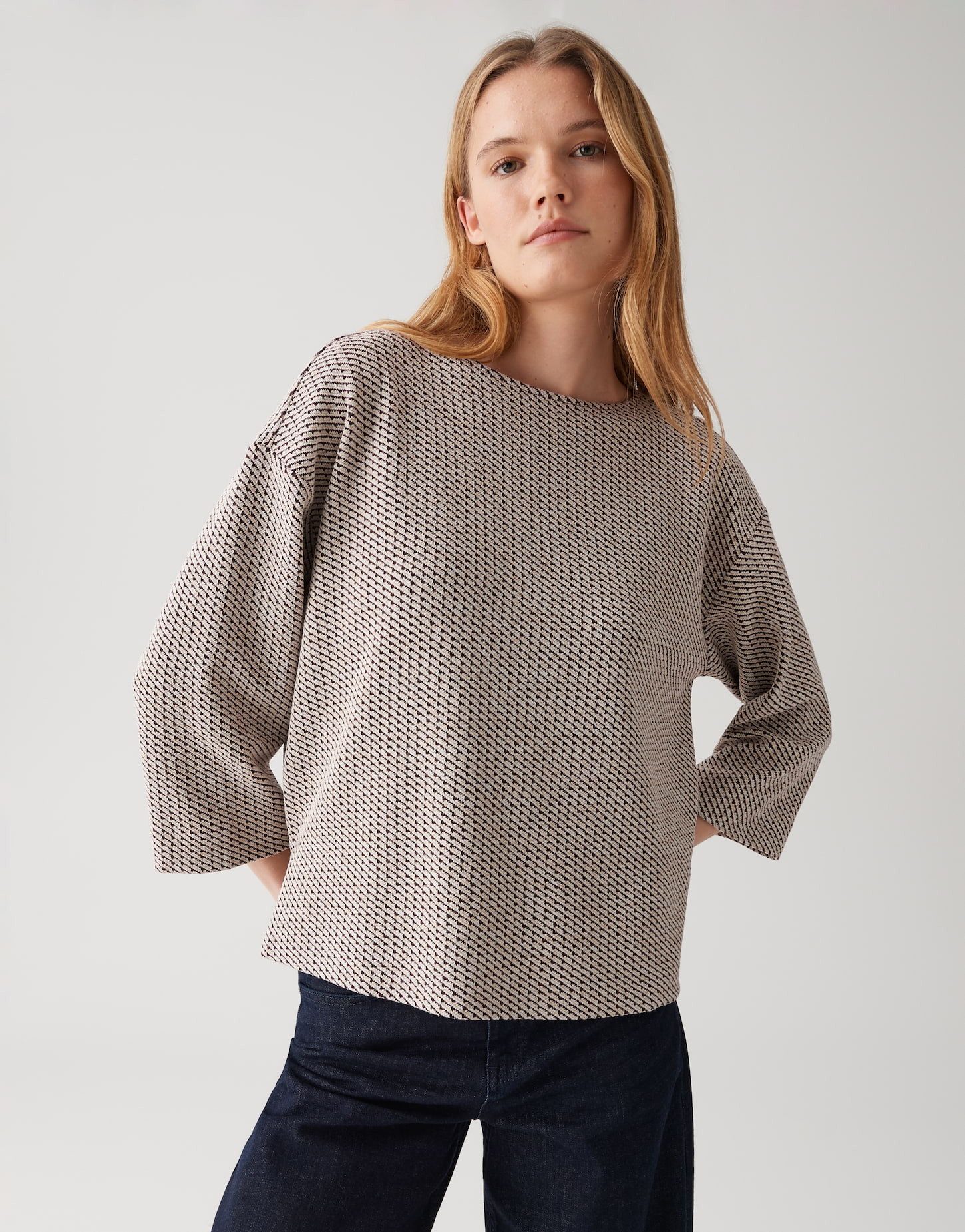 OPUS Sweatshirt GOMAN mit graphischem Muster günstig online kaufen
