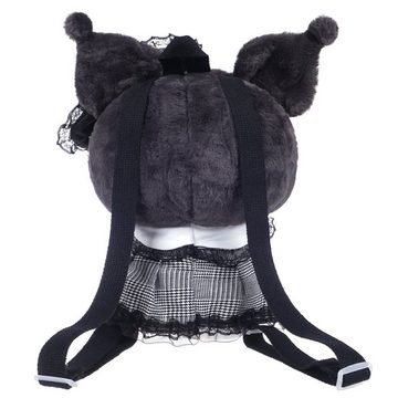 GalaxyCat Daypack Süßer Kuromi Plüsch Rucksack, Hasen Kuscheltier Rucksack, 22 x 35cm, Kuromi Plüschtier Rucksack