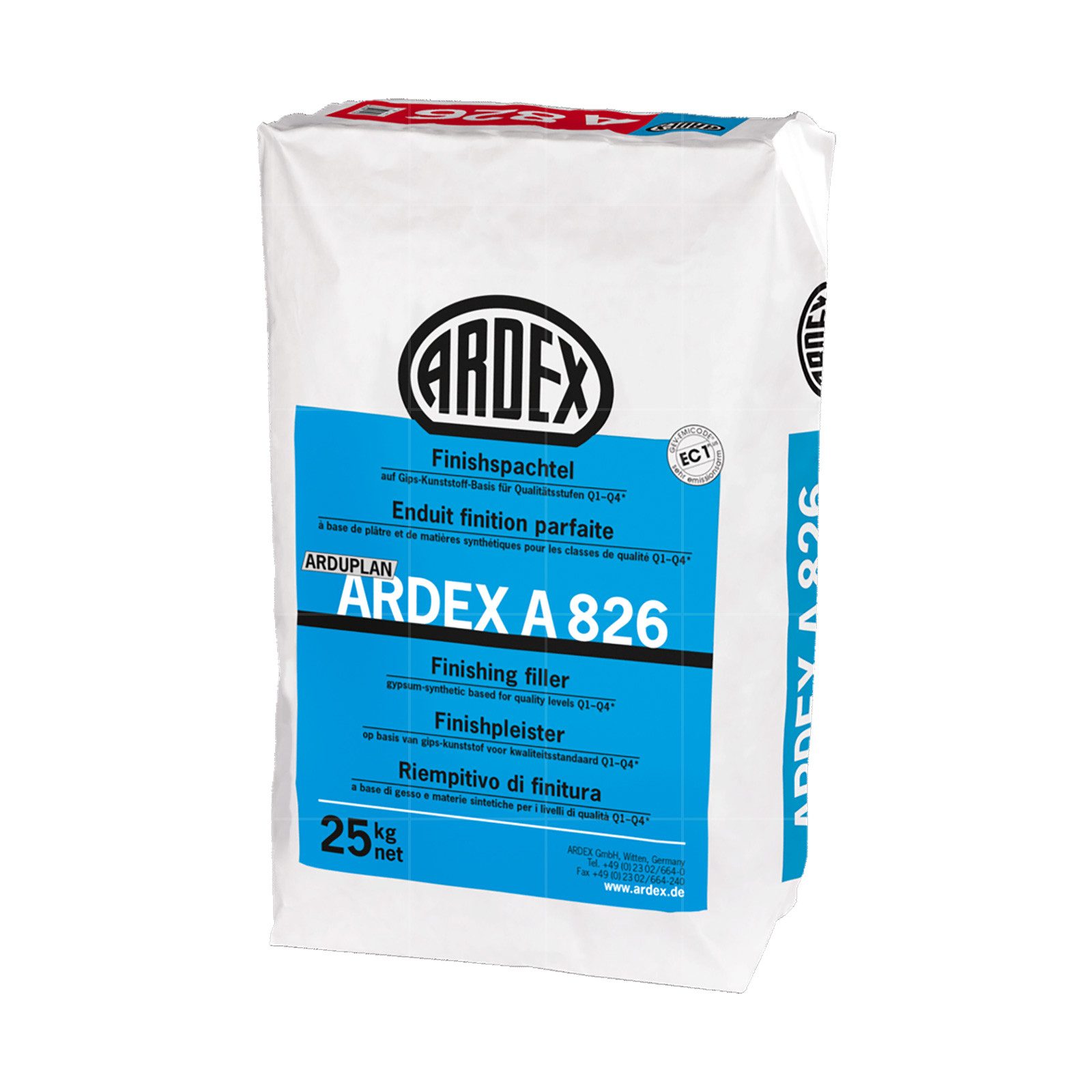 ARDEX Spachtelmasse ARDUPLAN A 826 - 25 KG
