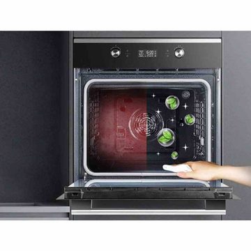 Midea Backofen-Set Pyrolyse mit Bosch Induktionskochfeld Serie 6 PowerBoost autark 60 cm