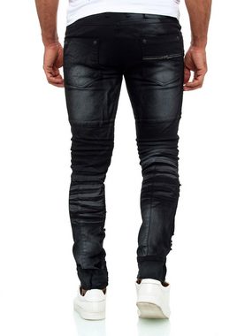 KINGZ Slim-fit-Jeans im angesagten Destroyed-Look