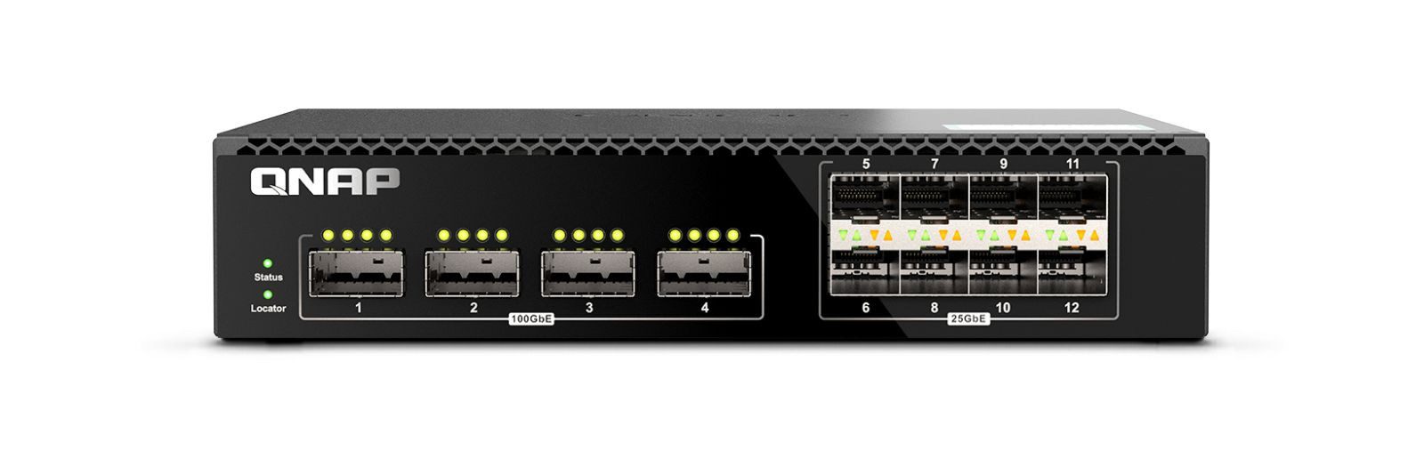 QNAP QSW-2104-2T-A - Switch - managed - 4 x 100 Gigabit QSFP28 + 8 x 25 Gig Netzwerk-Switch