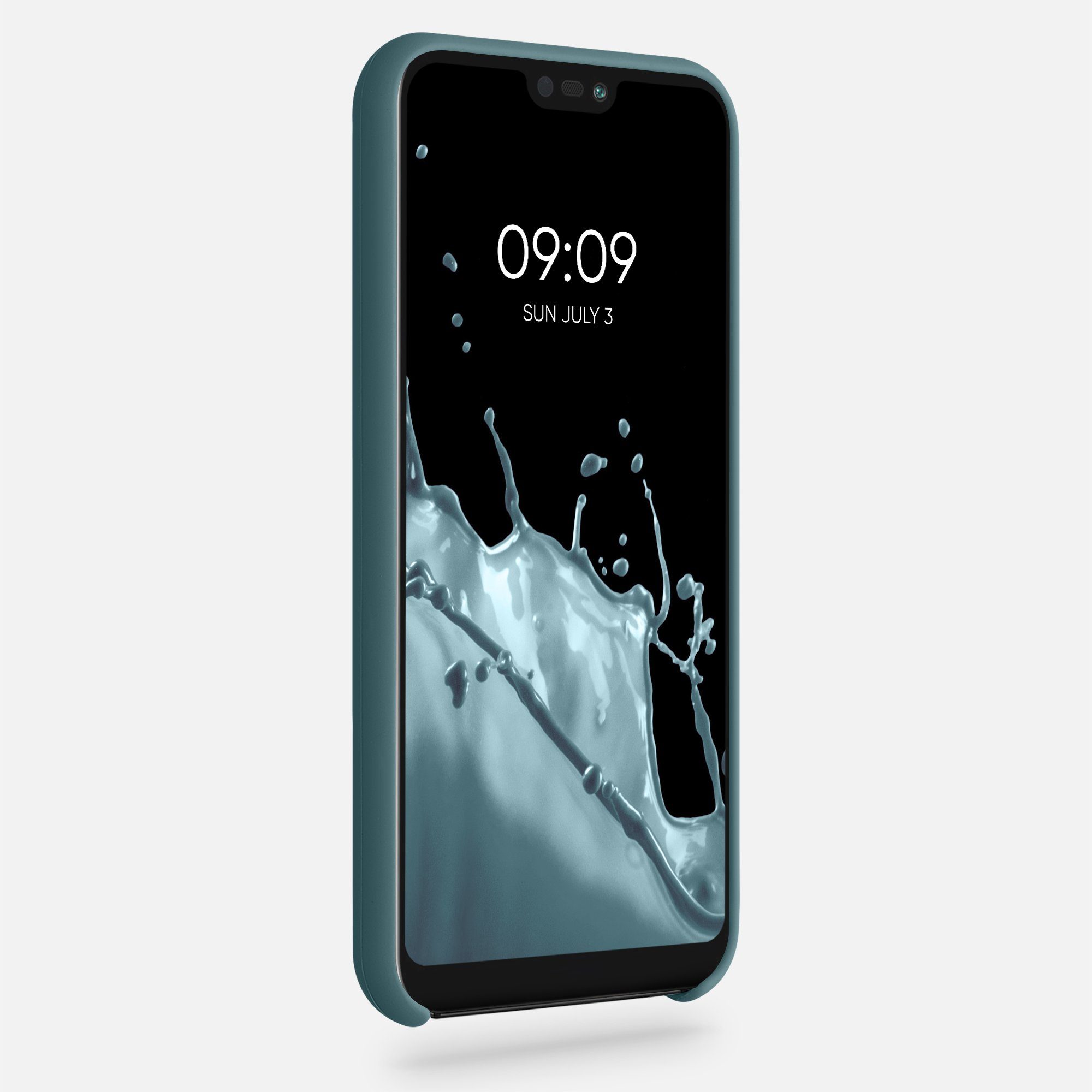kwmobile Handyhülle Handyhülle für Huawei P20 Lite Hülle, Weiches Handy Silikon Case - Schutzhülle Cover