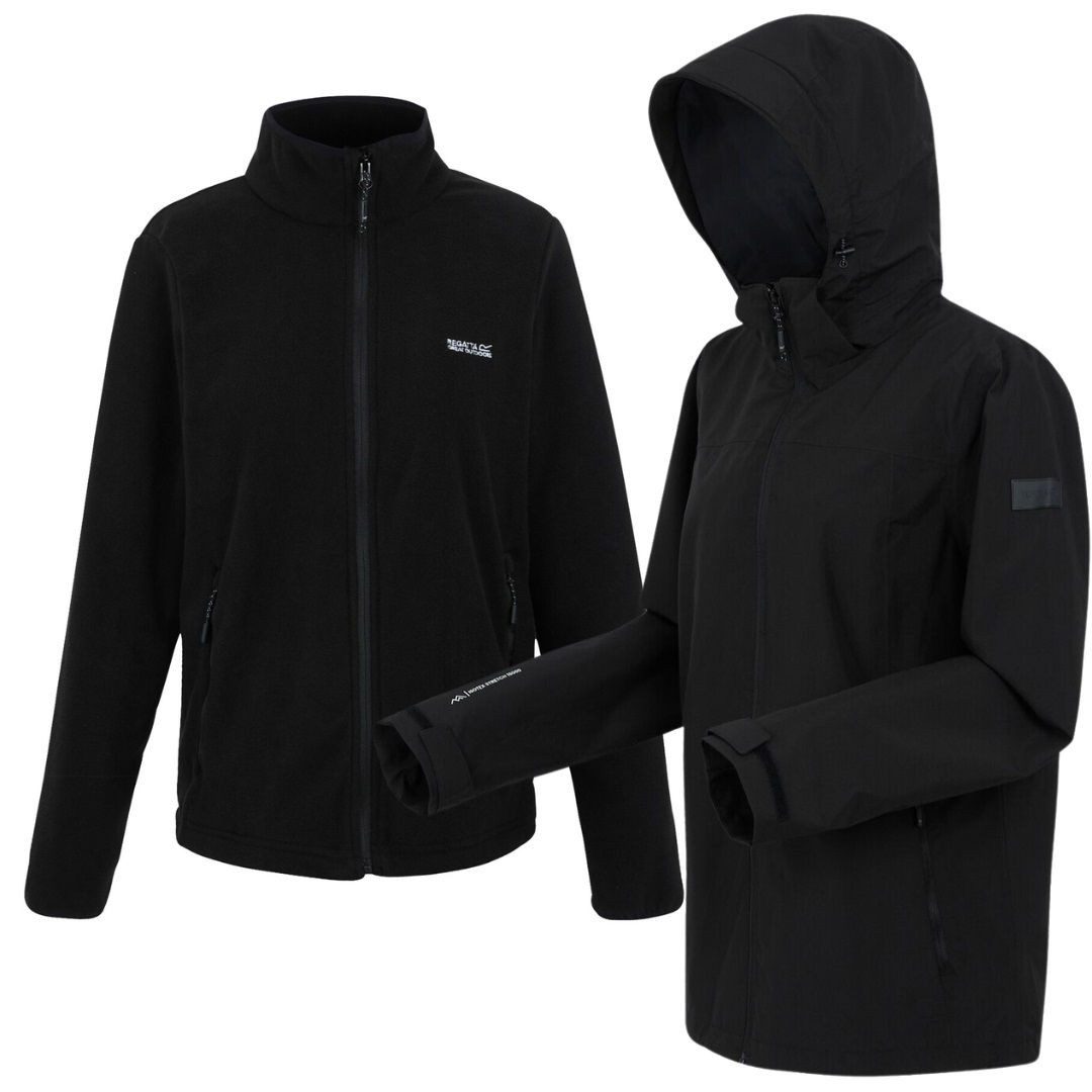 RennerXXL Funktionsjacke Renner Curly Damen 3in1 Doppeljacke Übergrößen Damen 3in1 Doppeljacke wasserdicht mit Innenfleece für Übergrößen