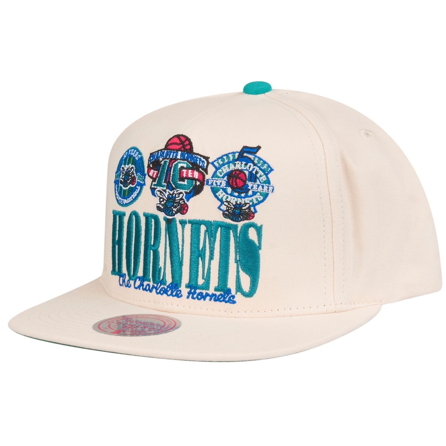 Mitchell & Ness Snapback Cap RETRO FRAME NBA Teams Charlotte Hornets