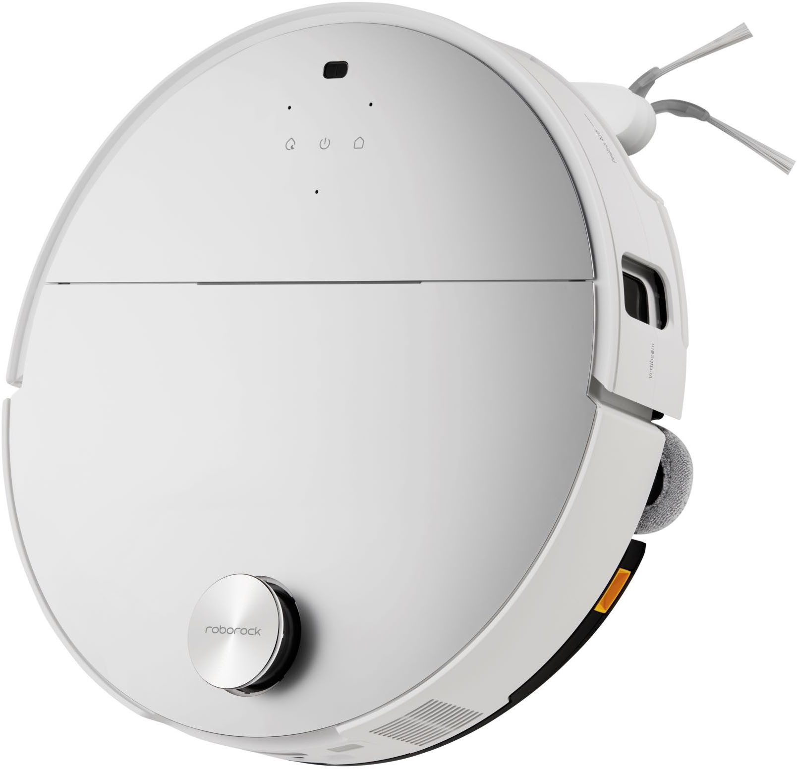 Roborock Saugroboter mit Wischfunktion Roborock Saros 10, 7,98cm flach, 65 W, FlexiArm™ Riser Seitenbürste, 80 °C Moppwäsche