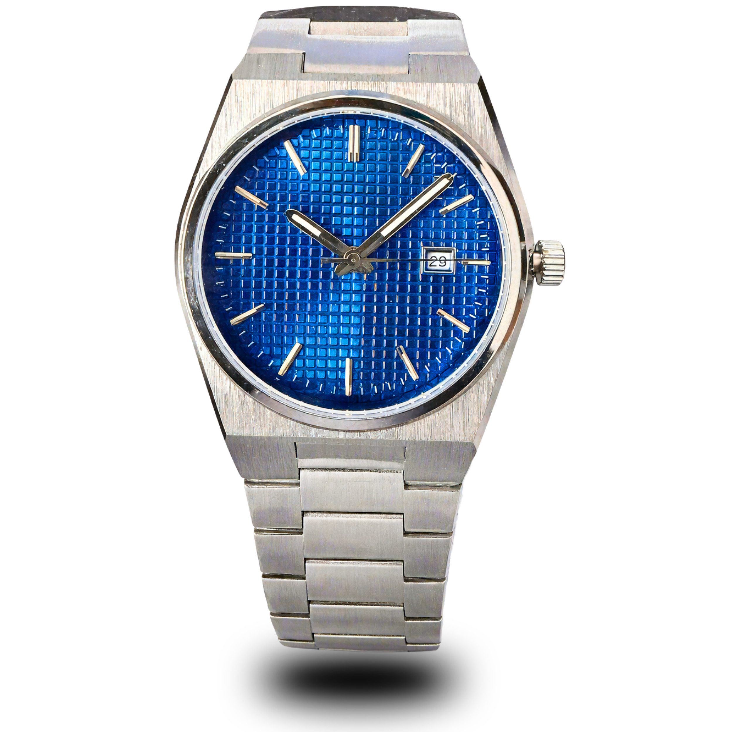 StellarLuma Quarzuhr Herrenuhr Quarzuhr Armbanduhr Edelstahl Silber StellarLuma Herrenuhr, Edelstahl 2026, (Uhrenset mit Uhrenbox und Armbandkürzer, Herrenuhr inklusive stilvolle Uhrenbox in Kunstleder als Geschenk), Edelstahluhr, Silber inklusive Uhrenbox als Geschenk & Armbandkürzer