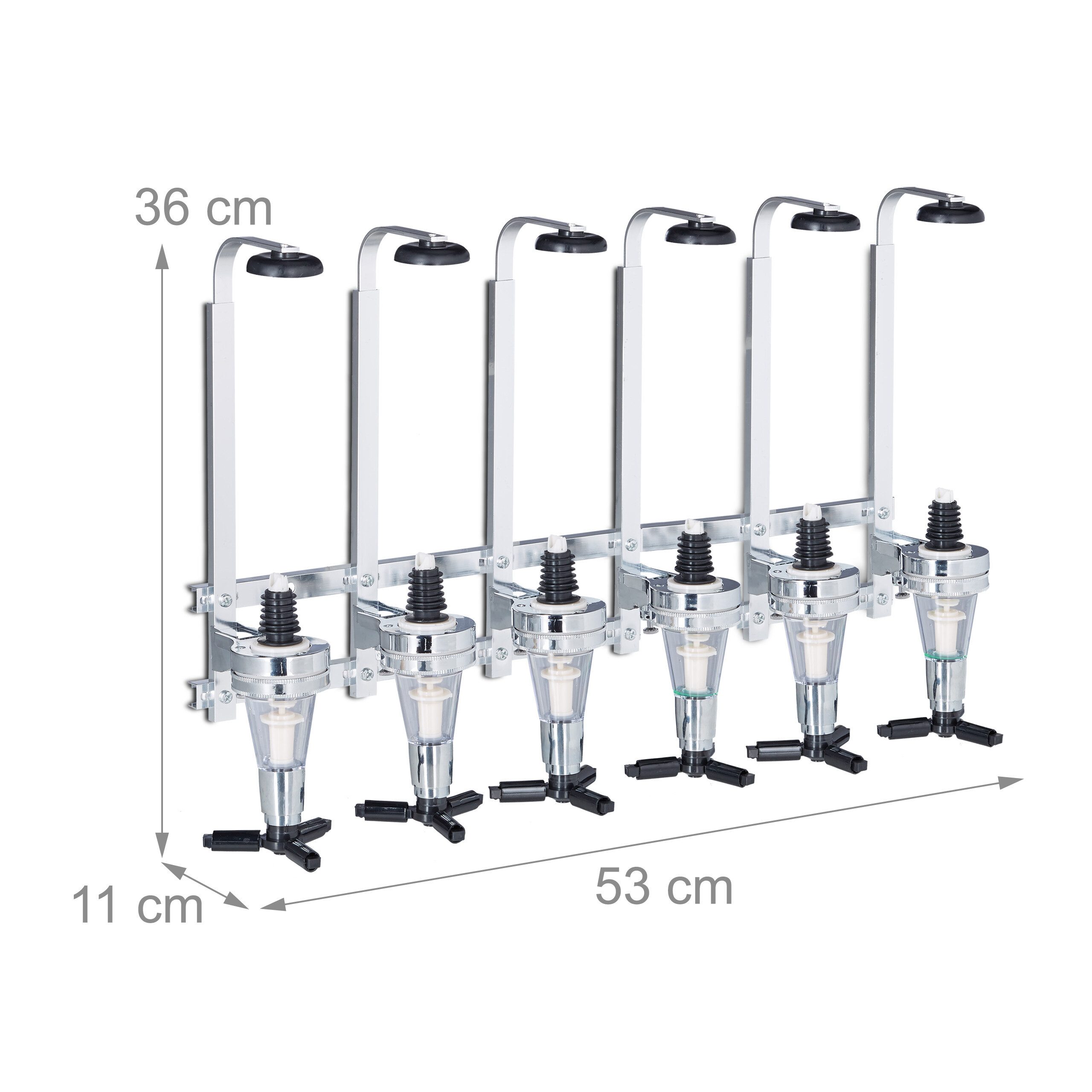 relaxdays Bar-Butler Barbutler Wand, (1-St) – Bild 4 von 5