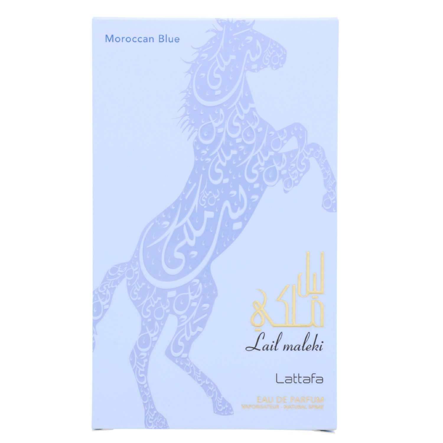 Lattafa Eau de Parfum Lattafa Lail Maleki Maroccan Blue EDP 100ml Frischer Orientalischer Du