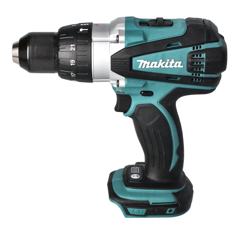 Makita Akku-Schlagbohrschrauber DHP 458 RMJ Akku Schlagbohrschrauber 18 V 91 Nm + 2x Akku 4,0 Ah
