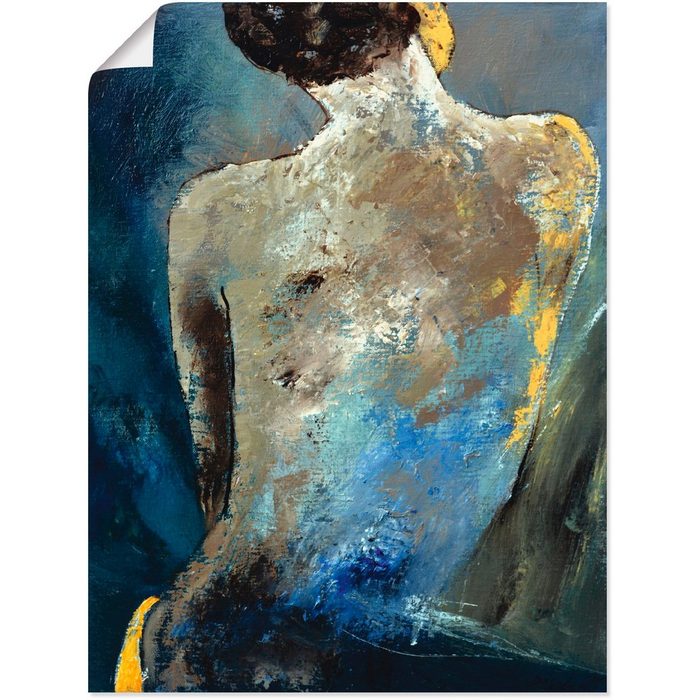 Artland Wandbild Rücken einer Nackten Frau (1 St) als Alubild Leinwandbild Wandaufkleber oder Poster in versch. Größen