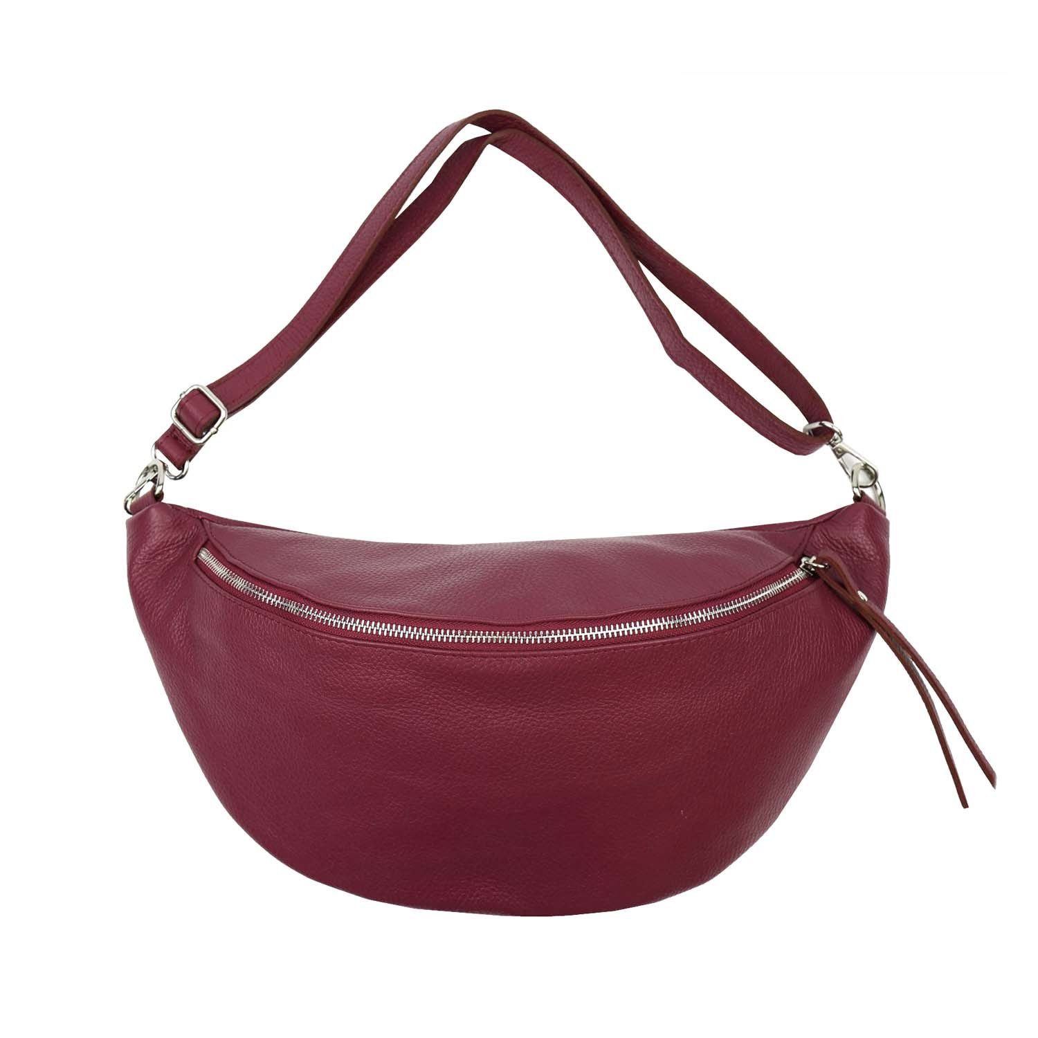Schultertasche Damen Leder Tasche Bodybag Brusttasche Crossbody