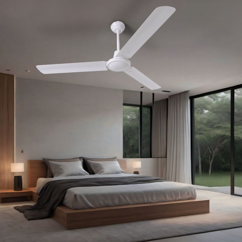 GLOBO LIGHTING Deckenventilator, Deckenventilator mit Wandschalter Ventilator Lüfter Windmaschine