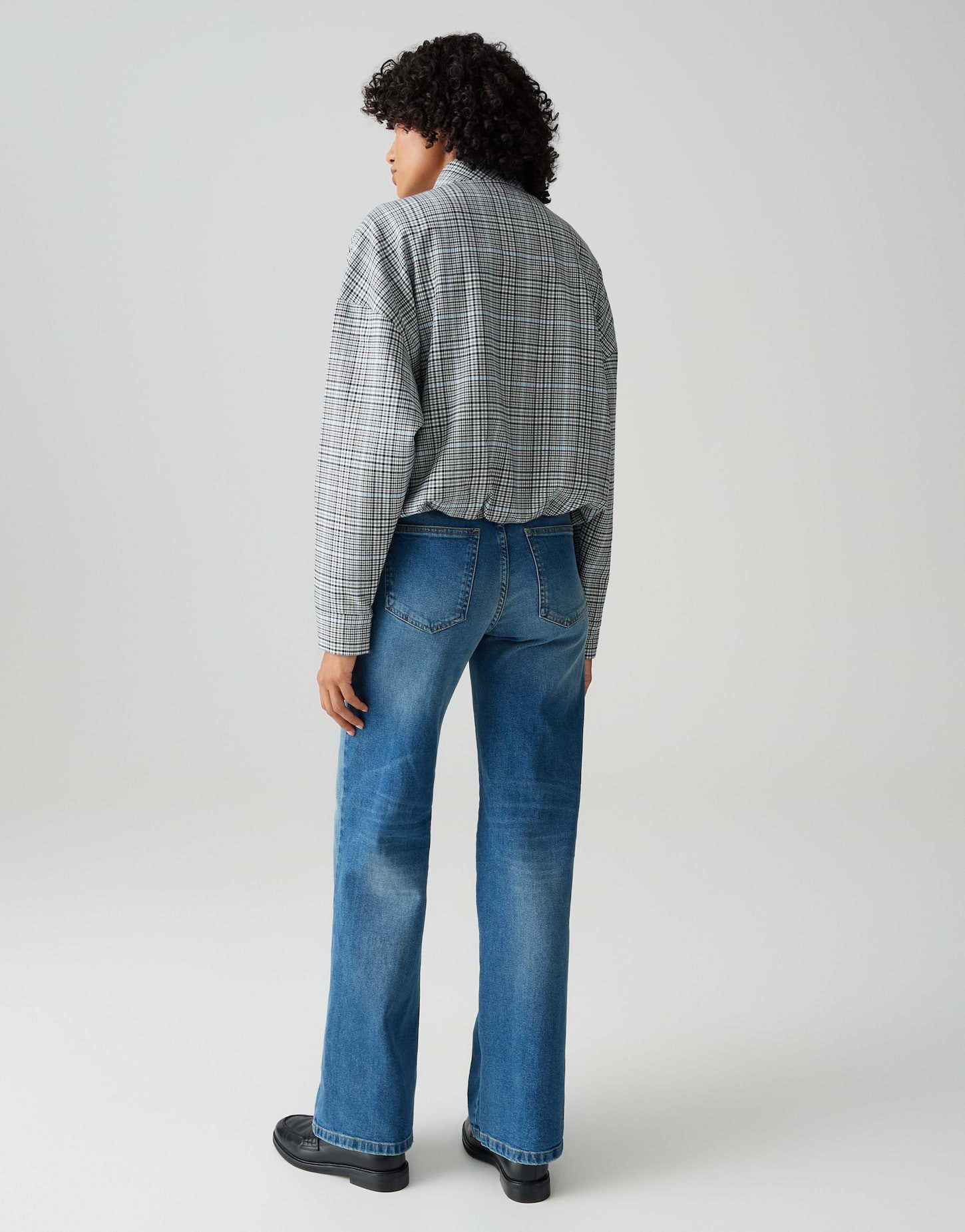 OPUS Blouson Blouson HEMMA Loose aus Viskose Mix
