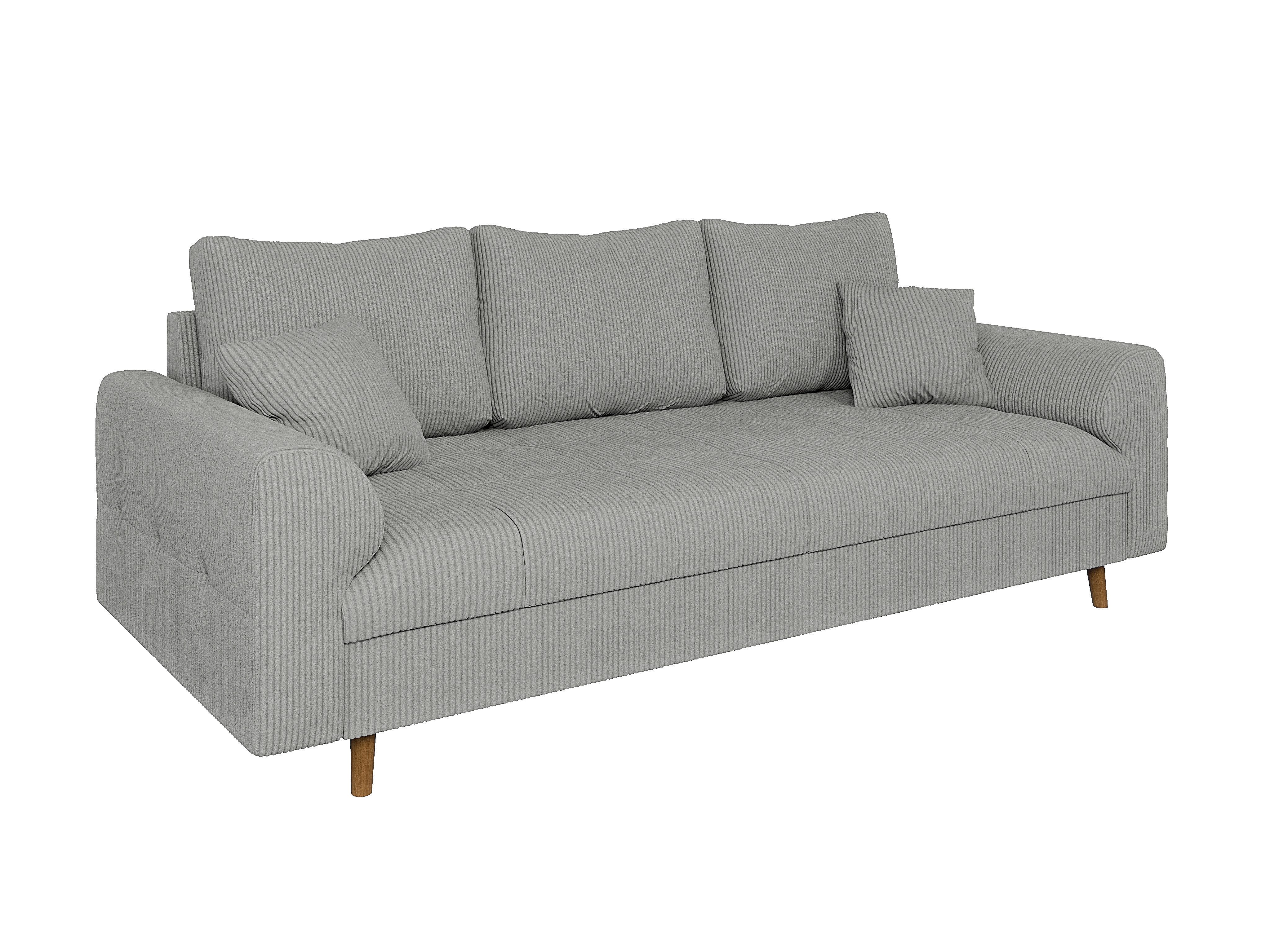 S-Style Möbel 3-Sitzer Sofa Zara mit Holzfüßen im skandinavischen Stil aus günstig online kaufen