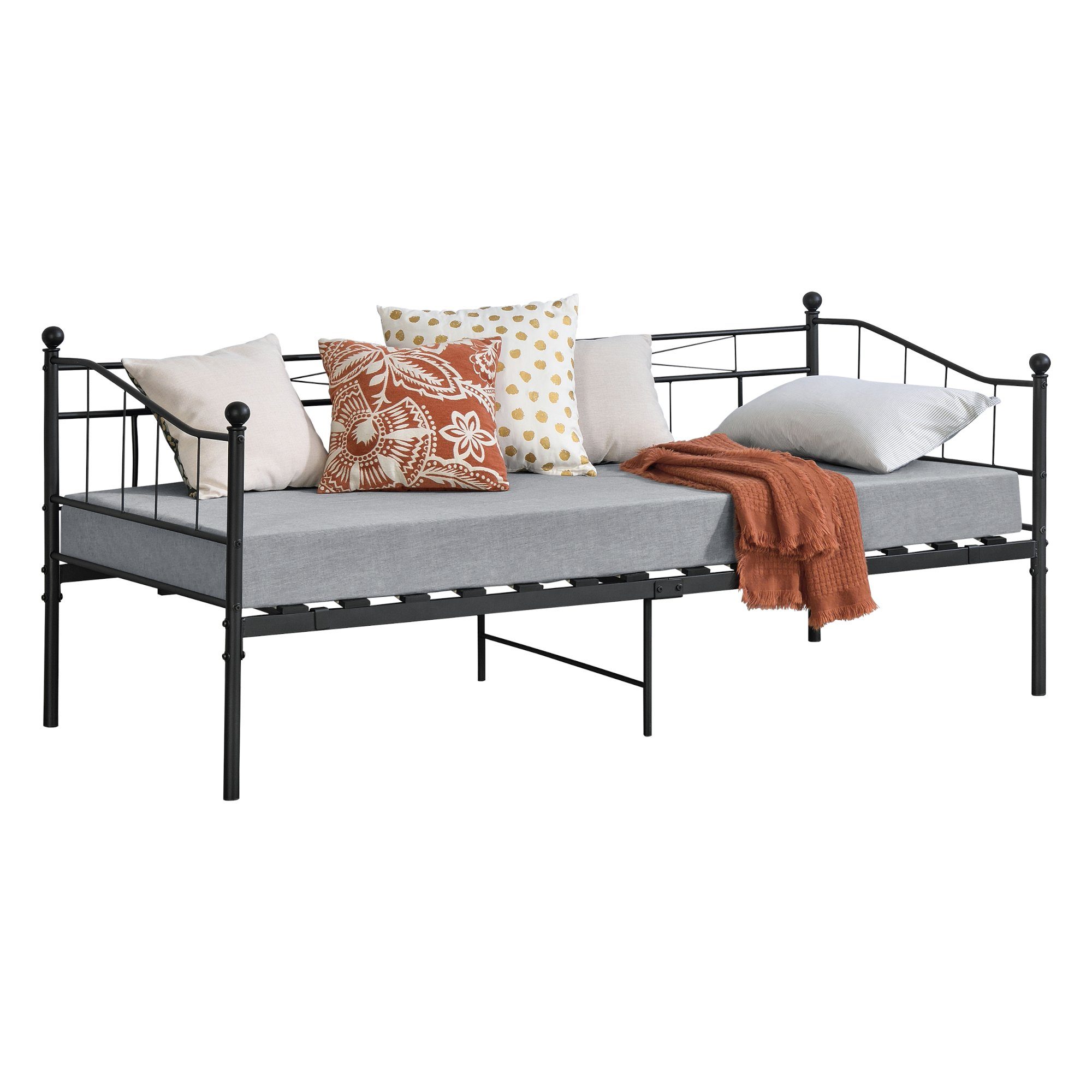 en.casa Metallbett, »Arjeplog« Tagesbett Bettgestell 90x200cm günstig online kaufen