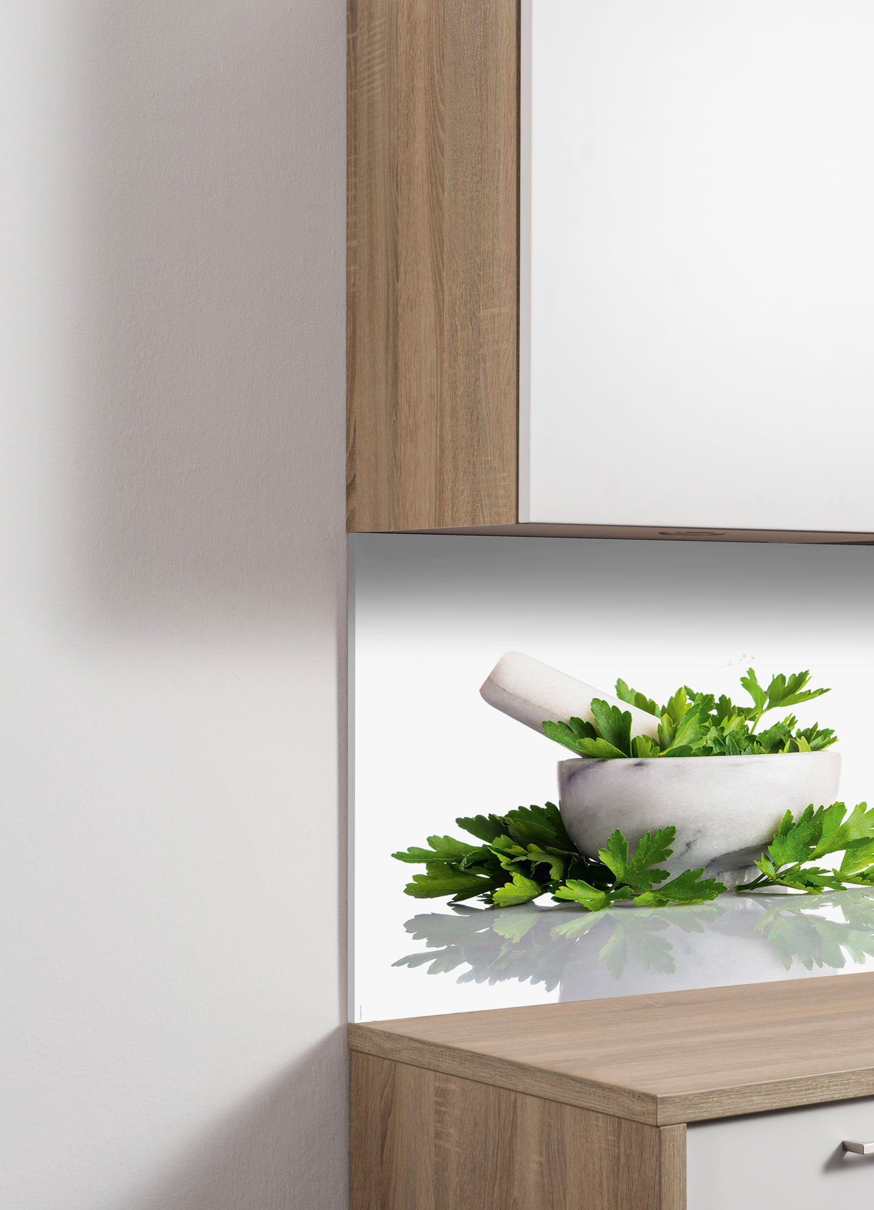 Express Küchen Küchenrückwand Kräuter, (1-tlg)