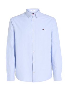 Tommy Jeans Langarmhemd TJM ENTRY REG OXFORD SHIRT mit Logoprägung