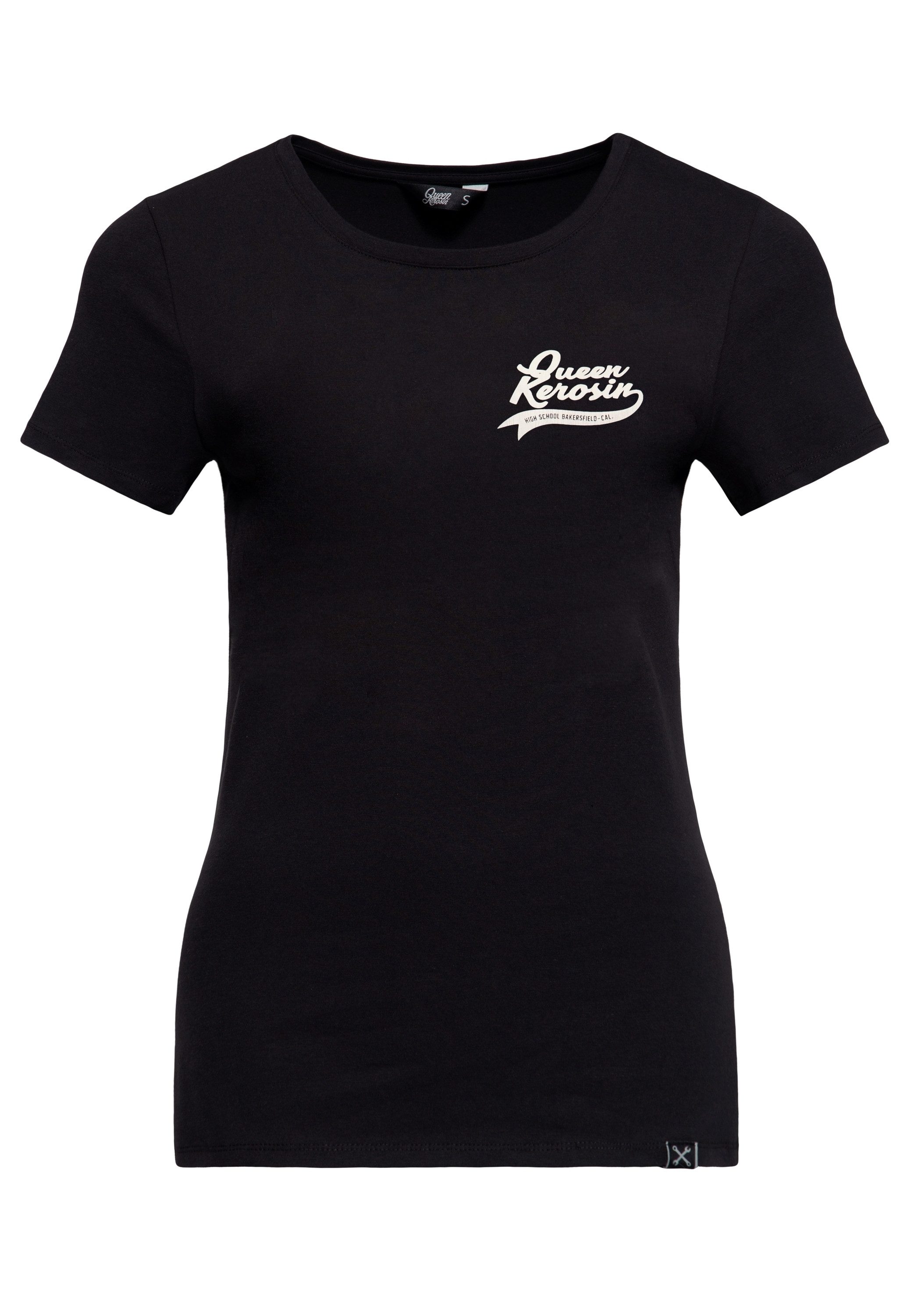 QueenKerosin Print-Shirt High School Confidential (1-tlg) mit beidseitigem Print