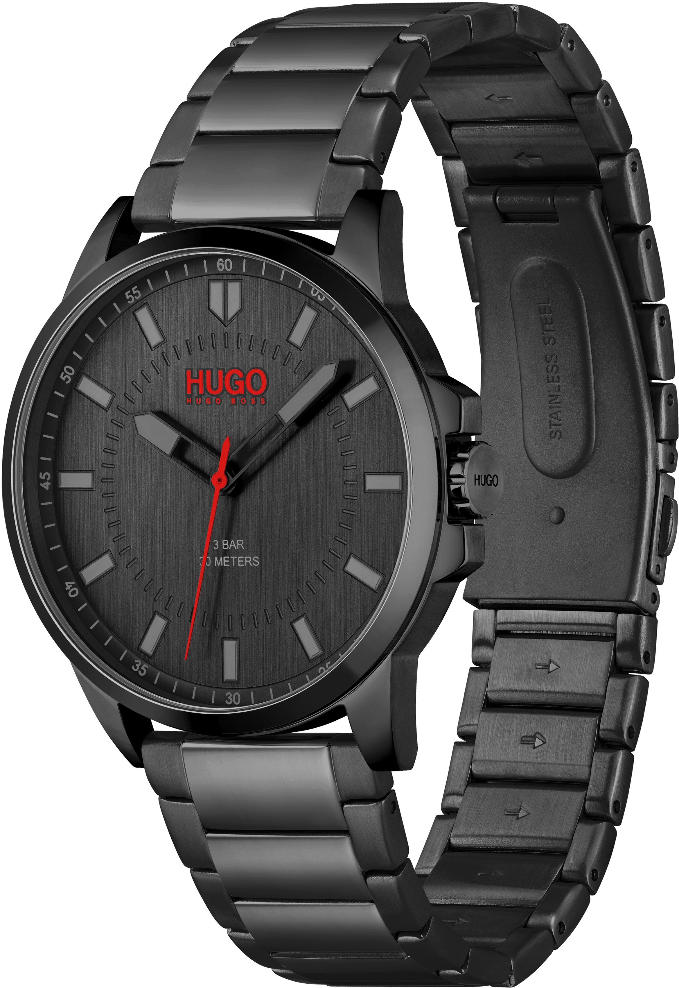 HUGO Quarzuhr #FIRST 1530187, Armbanduhr, Herrenuhr, günstig online kaufen