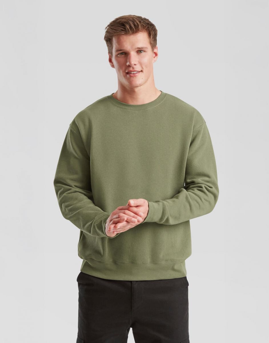 Fruit of the Loom Sweatshirt Herren Premium Set-In-Sweat