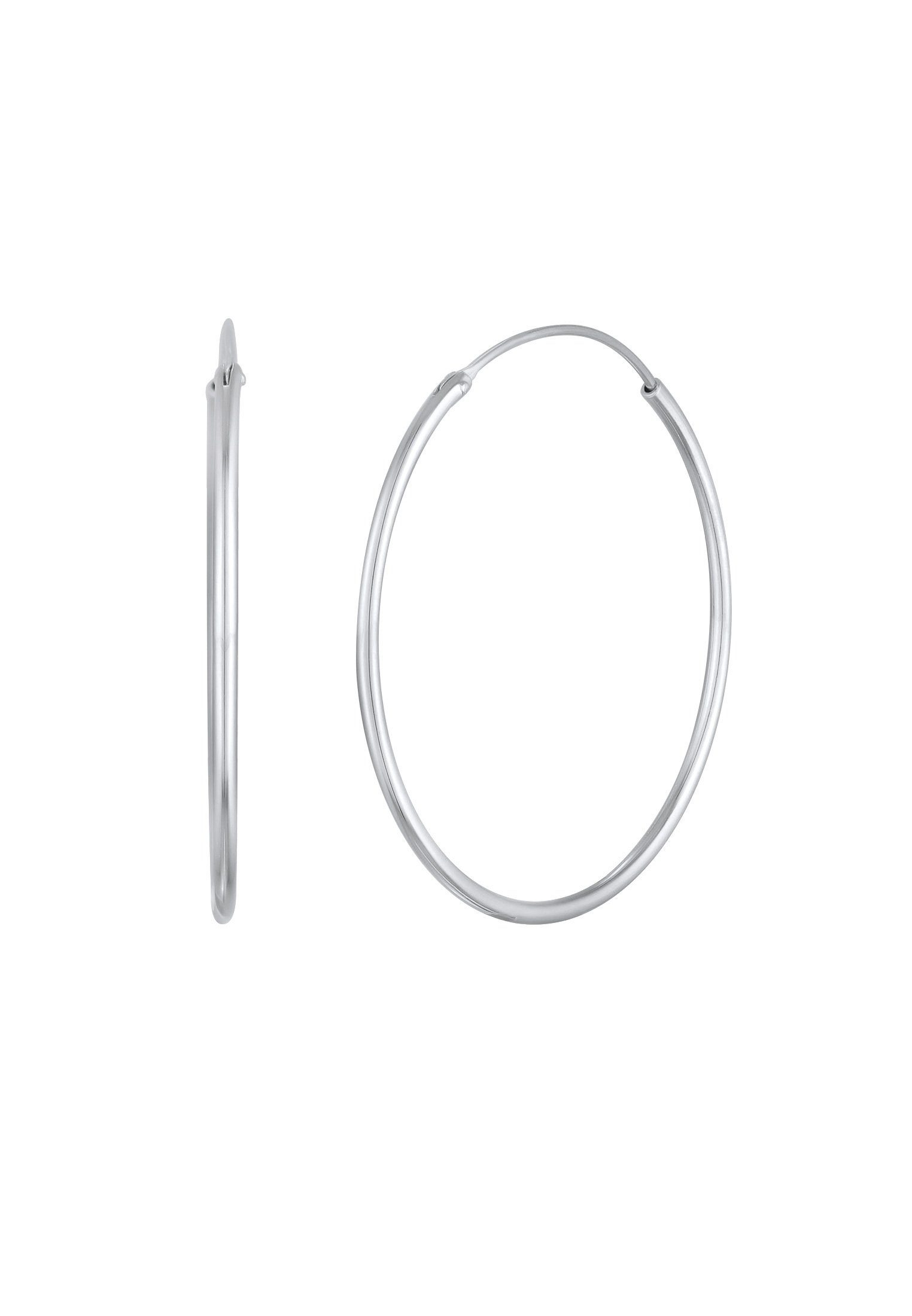 Elli Paar Creolen Creolen Rund Basic Klassisch 925 Silber günstig online kaufen