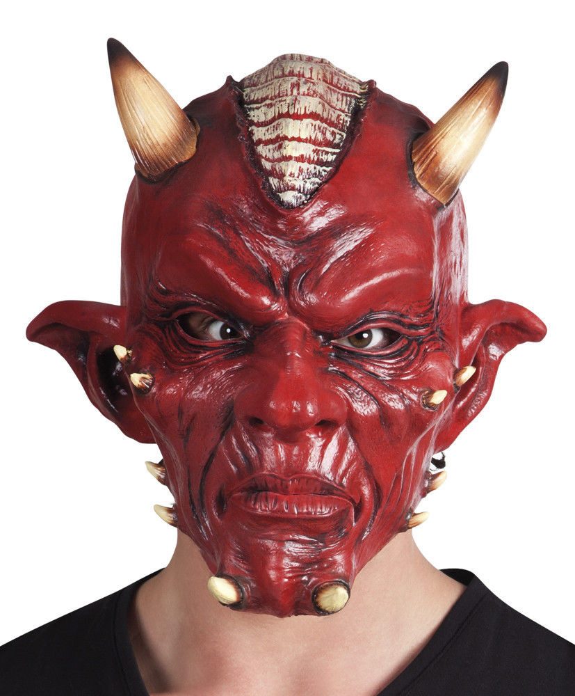 Boland Kostüm Latexmaske Teufel deluxe