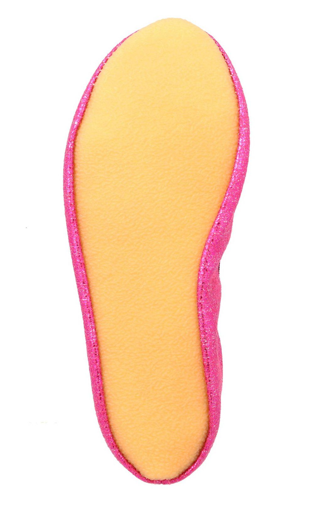 Beck Schläppchen Basic Glitzer Gymnastikschuh (bis Gr. 42 erhältlich, für Sport und Zuhause) mit rutschfester Gummi-Laufsohle