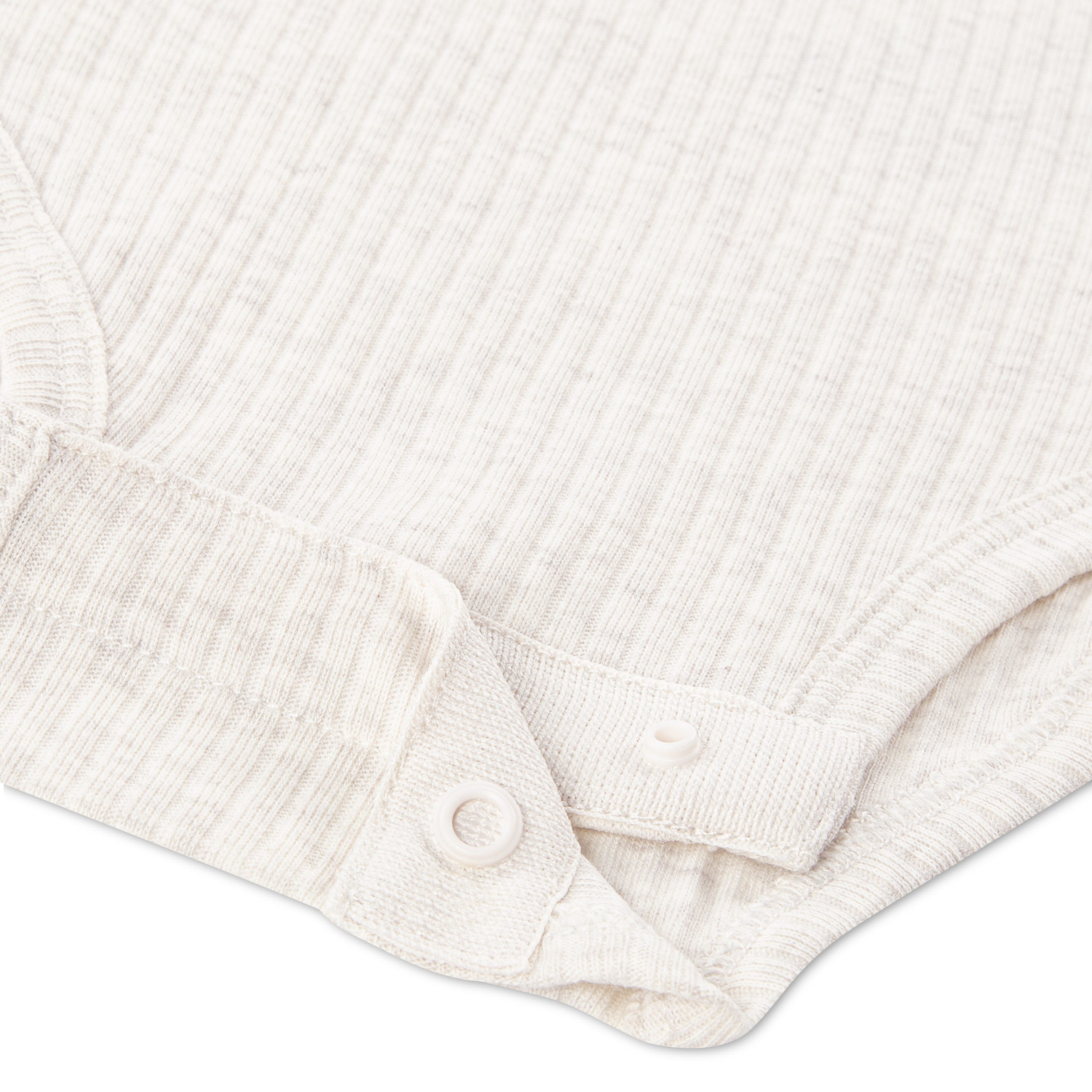 HUGGIES babywear Langarmbody HUGB 3PK BODYSUIT (Packung, 3-tlg) 3er-Pack, in Ripp-Optik