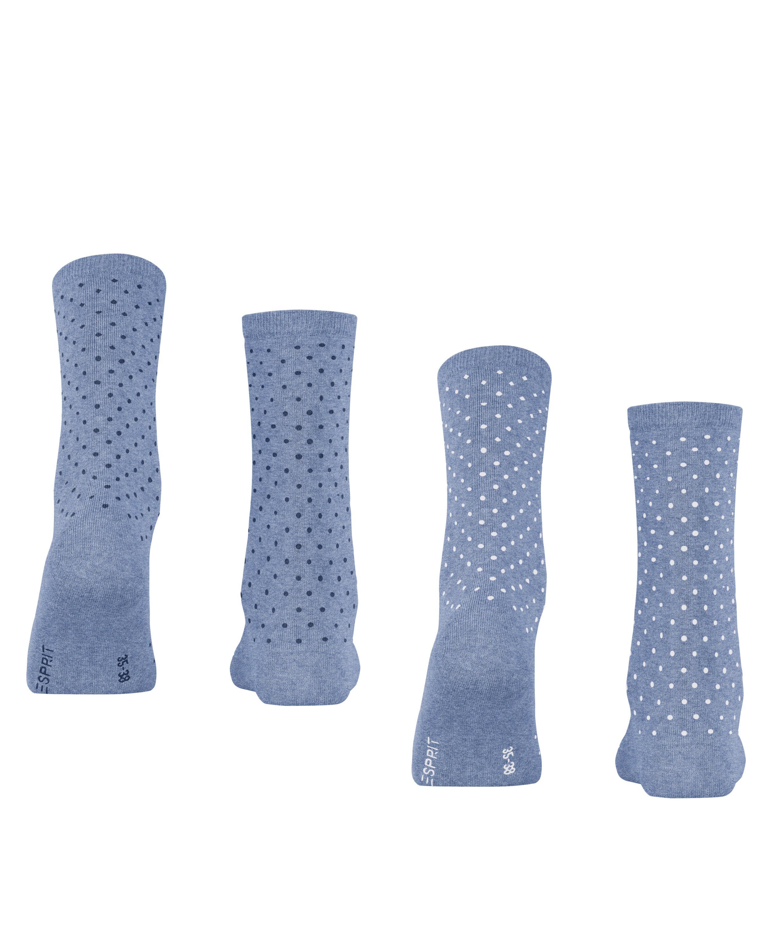 jeans Dot Esprit (2-Paar) Fine 2-Pack Socken (6458)