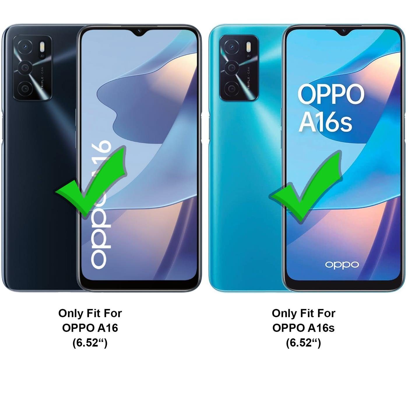 CoolGadget Handyhülle Marmor Slim Case für OPPO A16 6,52 Zoll, Hülle Dünne Silikon Schutzhülle für OPPO A16, OPPO A16s Hülle