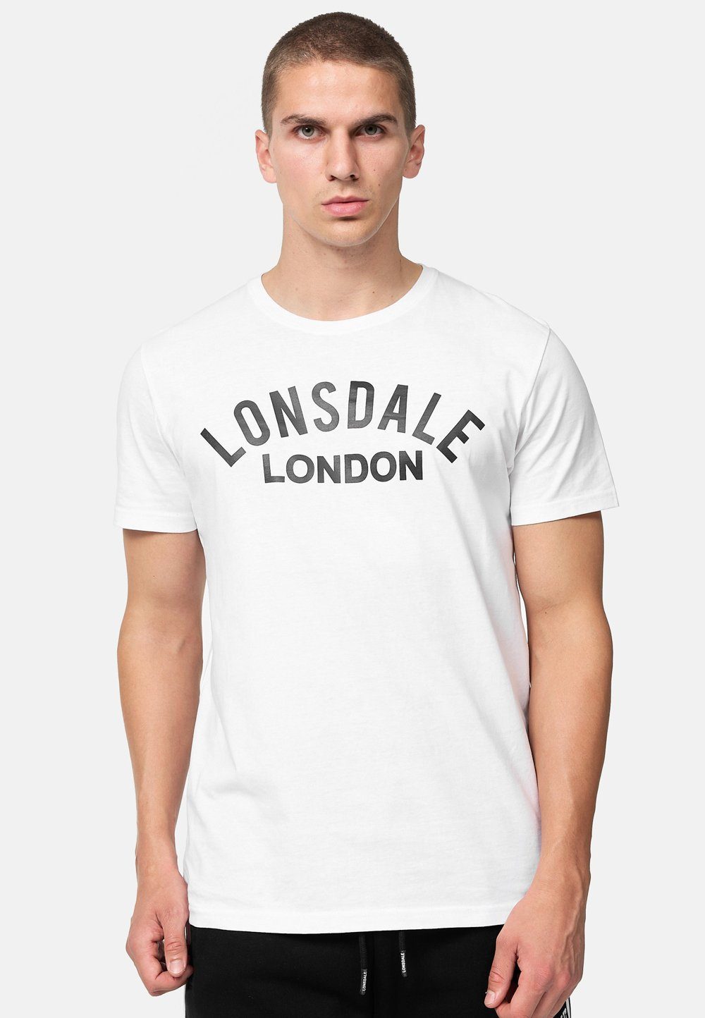 Lonsdale T-Shirt BRADFIELD White