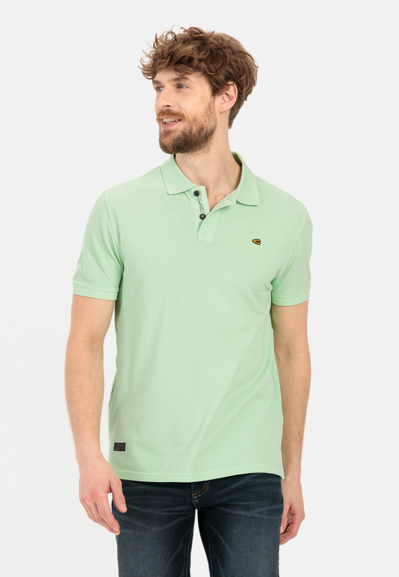 camel active Poloshirt aus zertifiziertem Organic günstig online kaufen