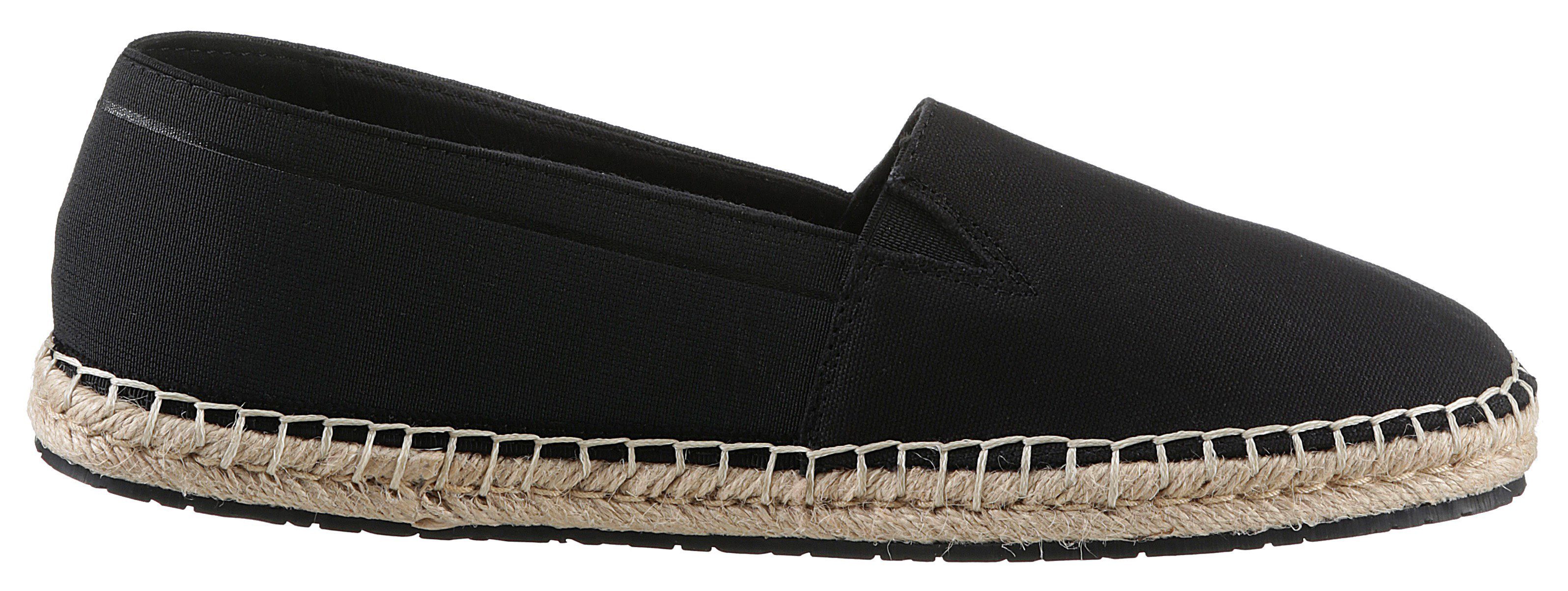 schwarz ELDA *I 1C Rahmennaht aufwändiger mit Espadrille Calvin Klein