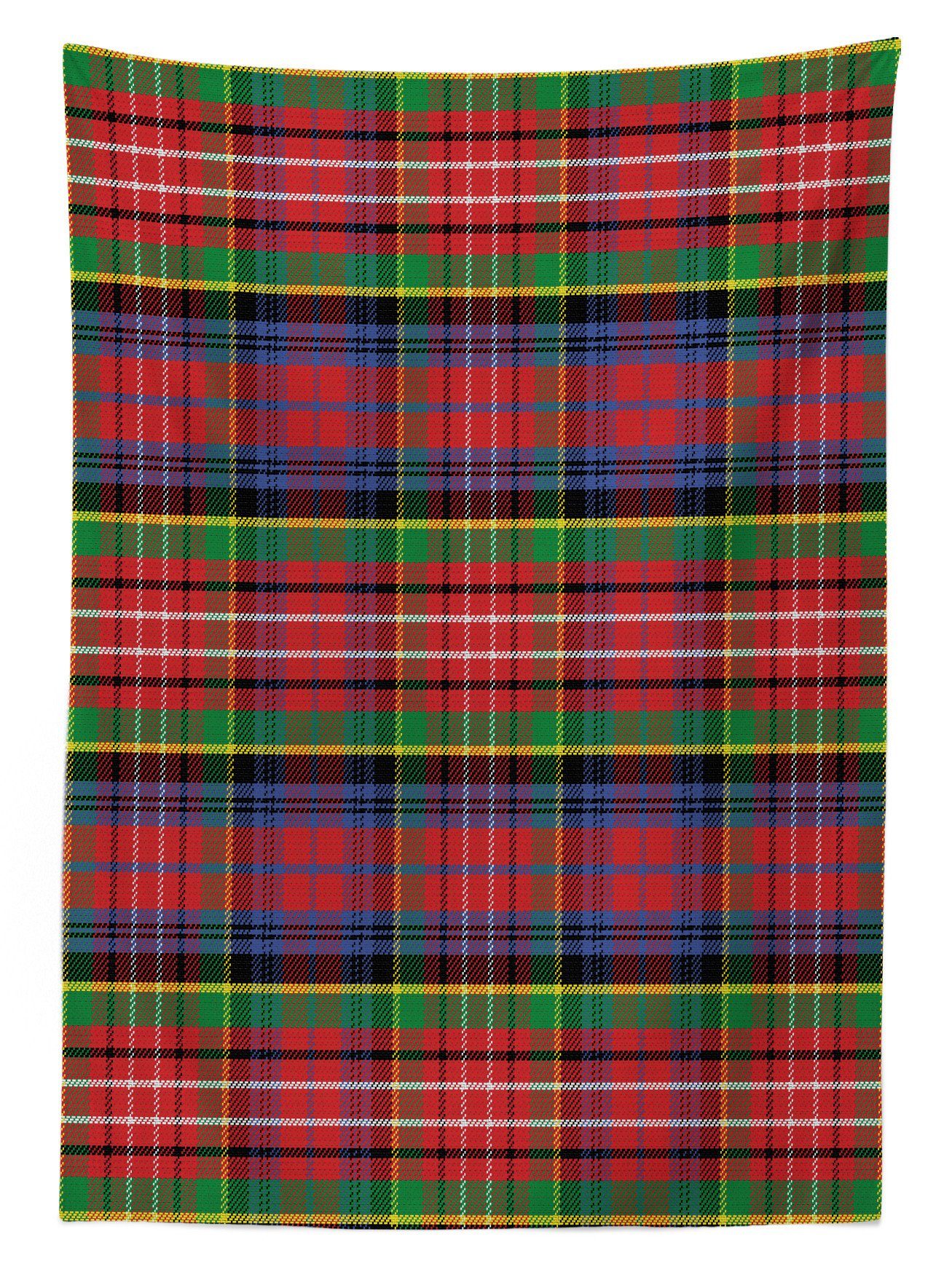 Abakuhaus Tischdecke Caledonia Für den Waschbar Bereich Farben, Plaid geeignet Stil schottischen Klare Außen Farbfest