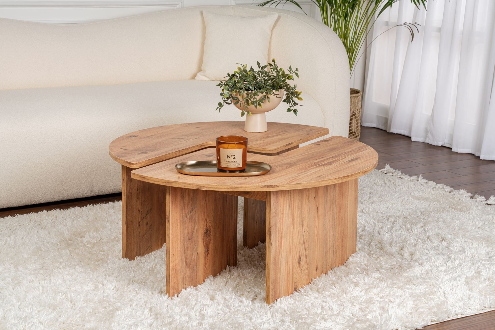 Skye Decor Couchtisch 100% MELAMINE COATED PARTICLE BOARD, 90 cm x 41 cm x günstig online kaufen