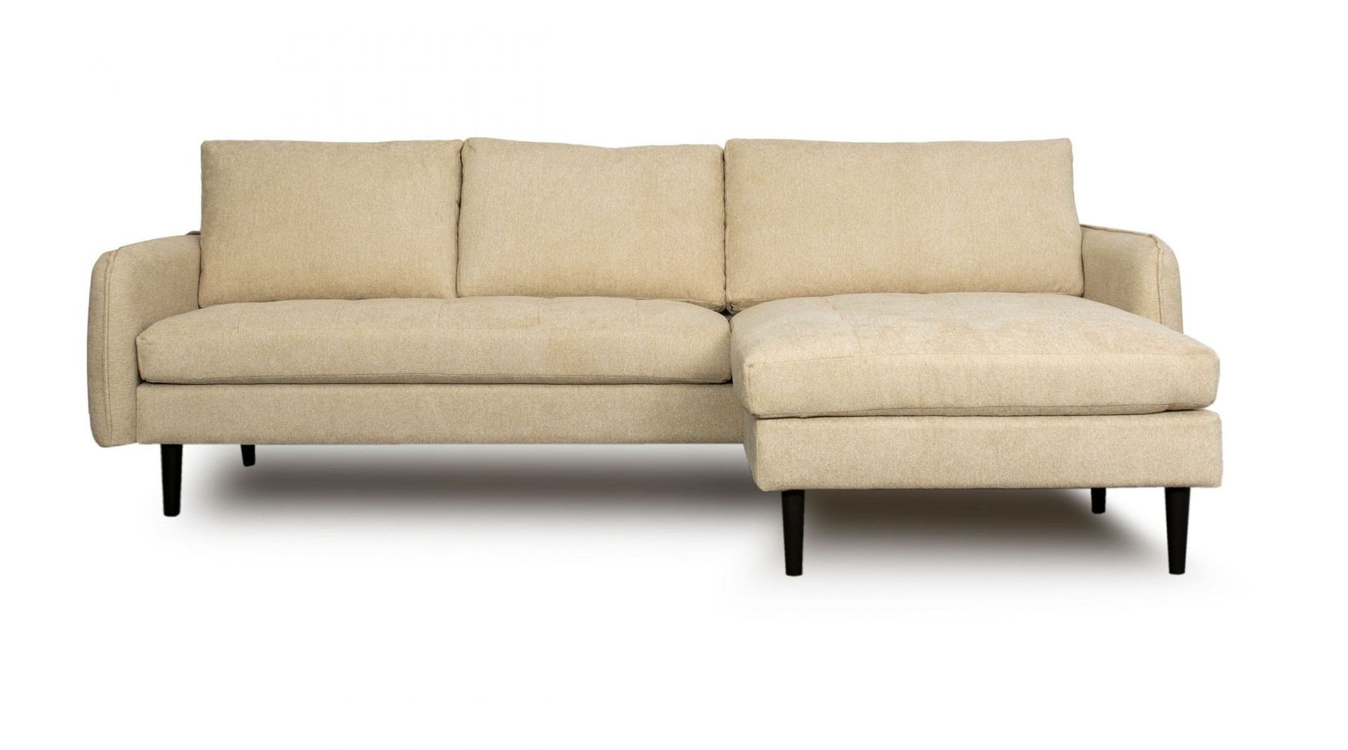 Ecksofa Sofa Sitzecke »New Ecksofa 124x154x86cm LC creme Couch Orleans« Home