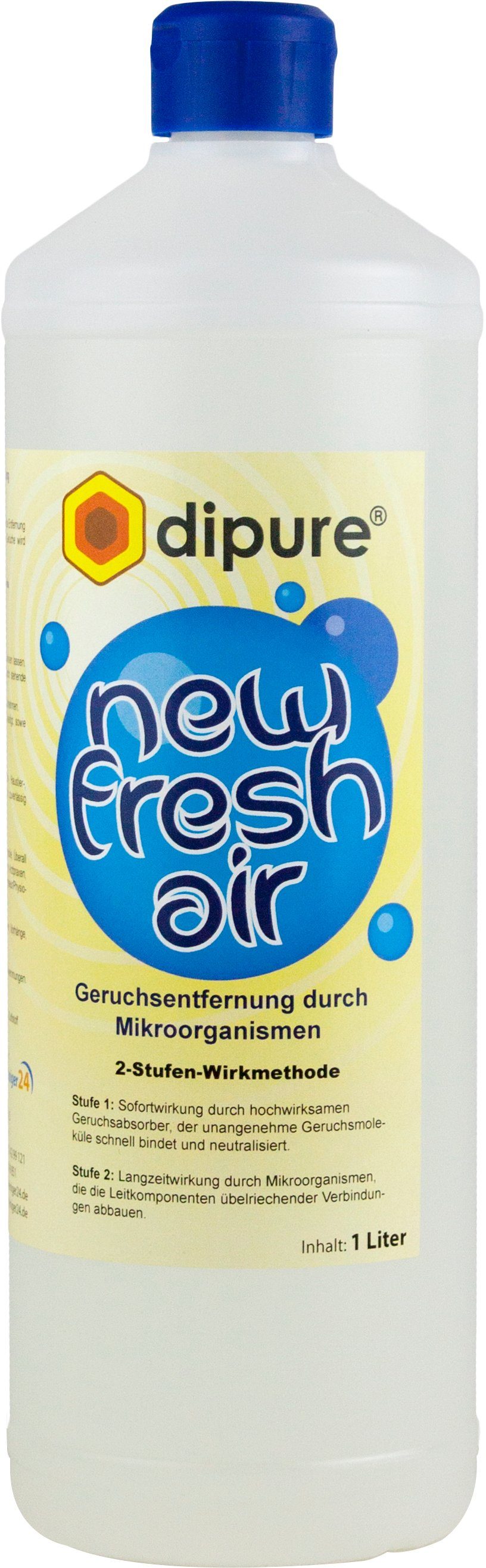 dipure Geruchsentferner New Fresh Air, Geruchsneutralisierer mit Mikroorganismen