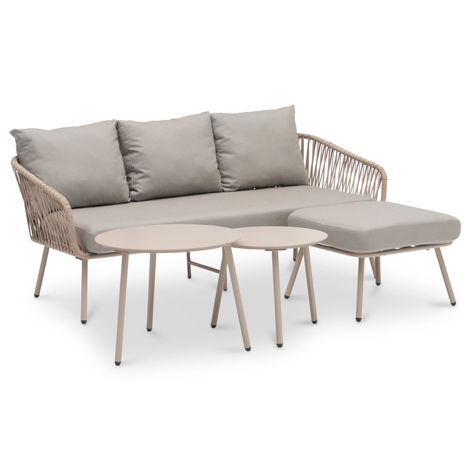 IDIMEX Gartenlounge-Set MYKONOS, Outdoor Dreisitzer Sofa günstig online kaufen
