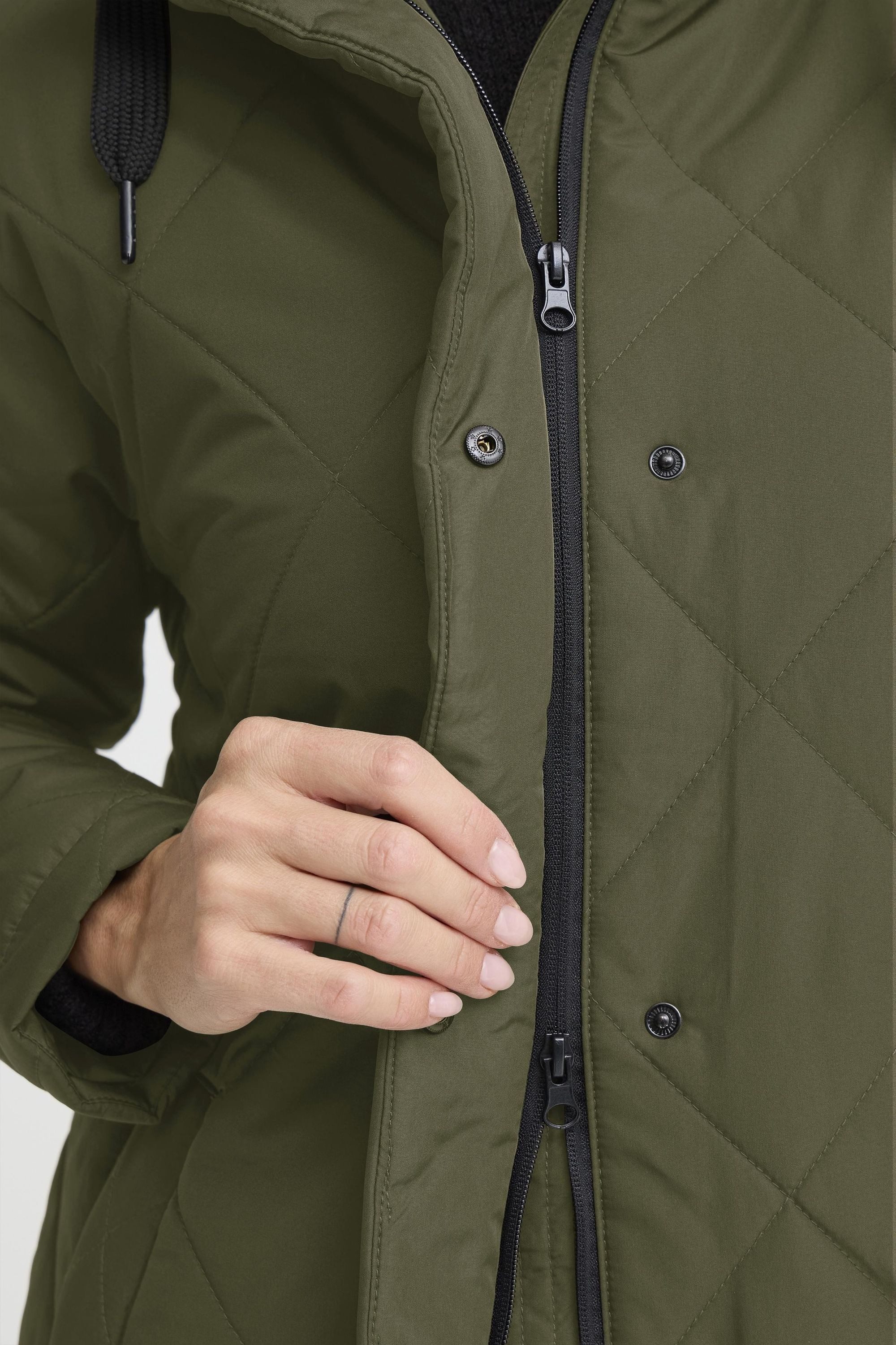 OXMO Steppjacke OXBelis Modische lange jacke