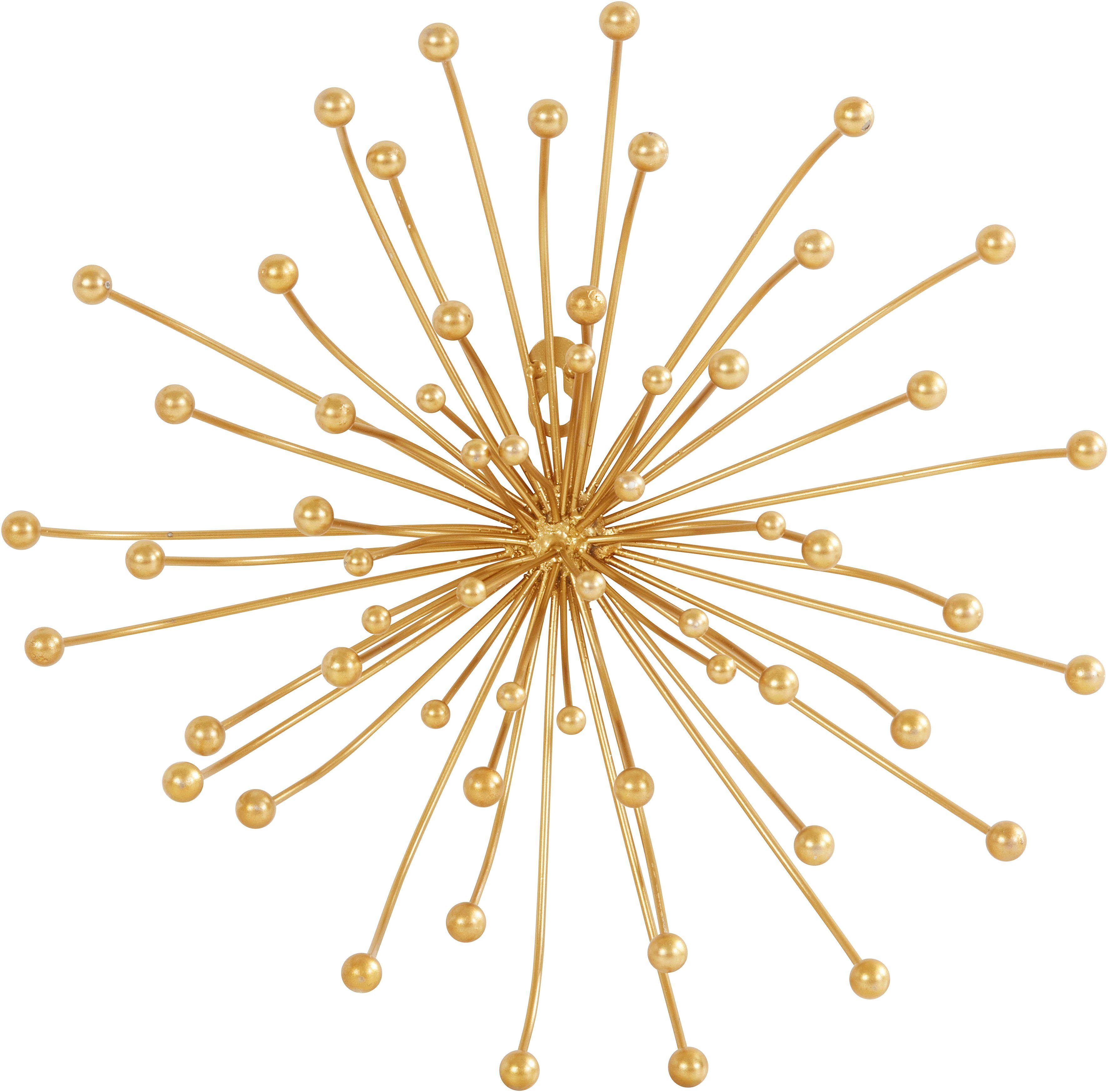 Leonique Wanddekoobjekt »Lanvéoc« (1 Stück), gold, Durchmesser 31 cm-Otto