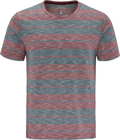 SCHNEIDER Sportswear Kurzarmshirt SÖRENM Herren T-Shirt rubyred/deepatlantic (rot/türkis)