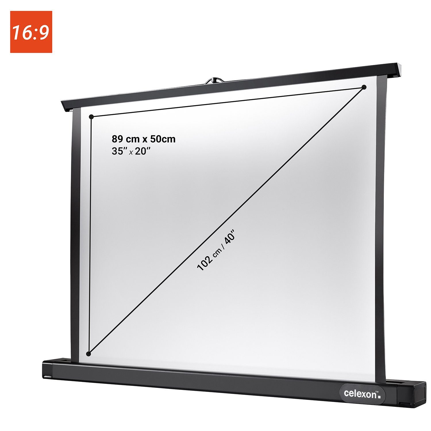 Celexon Professional Tischleinwand (black_backside)