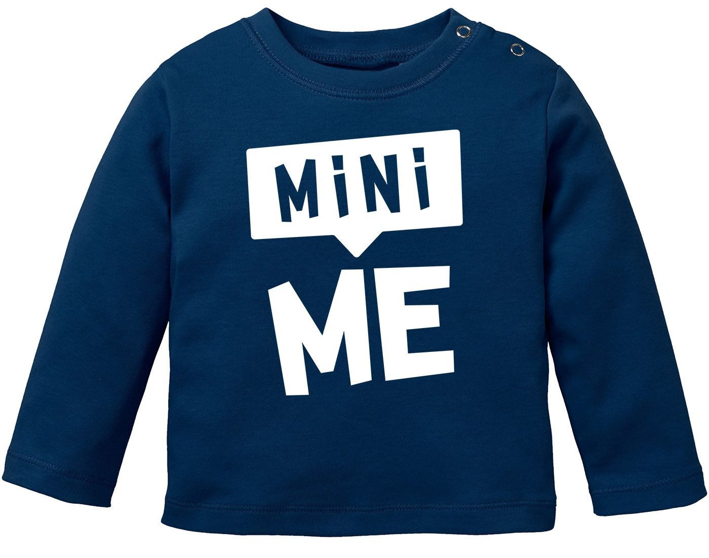 Rundhalsshirt Baby Langarmshirt Mini-Me Babyshirt Jungen Mädchen Shirt