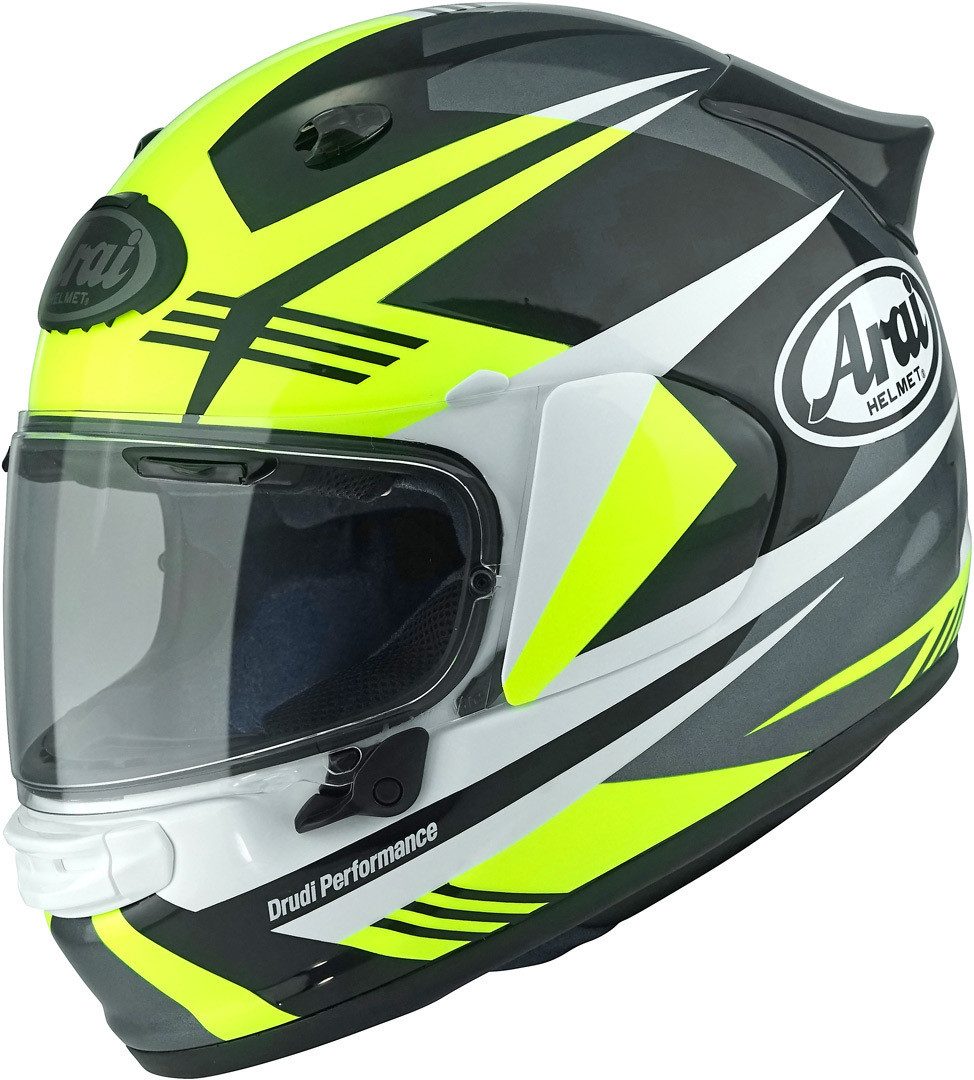 Arai Motorradhelm Quantic Mark Helm, Herausnehmbares Innenfutter, Spoiler