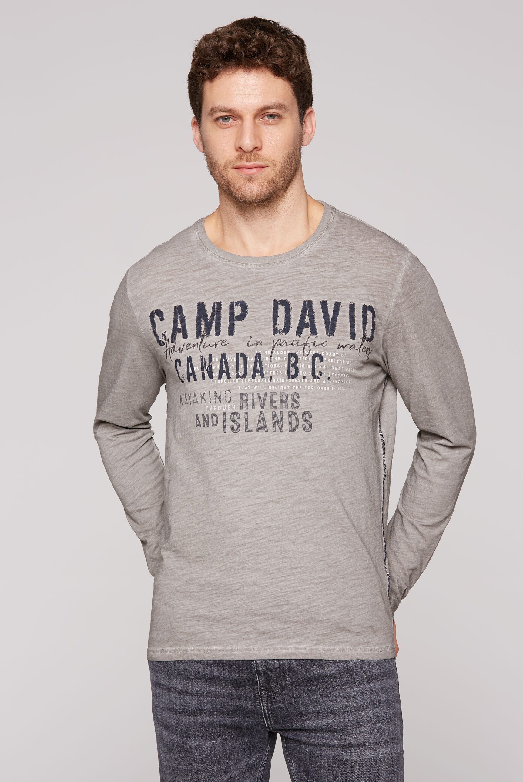 CAMP DAVID Rundhalsshirt, aus Baumwolle günstig online kaufen