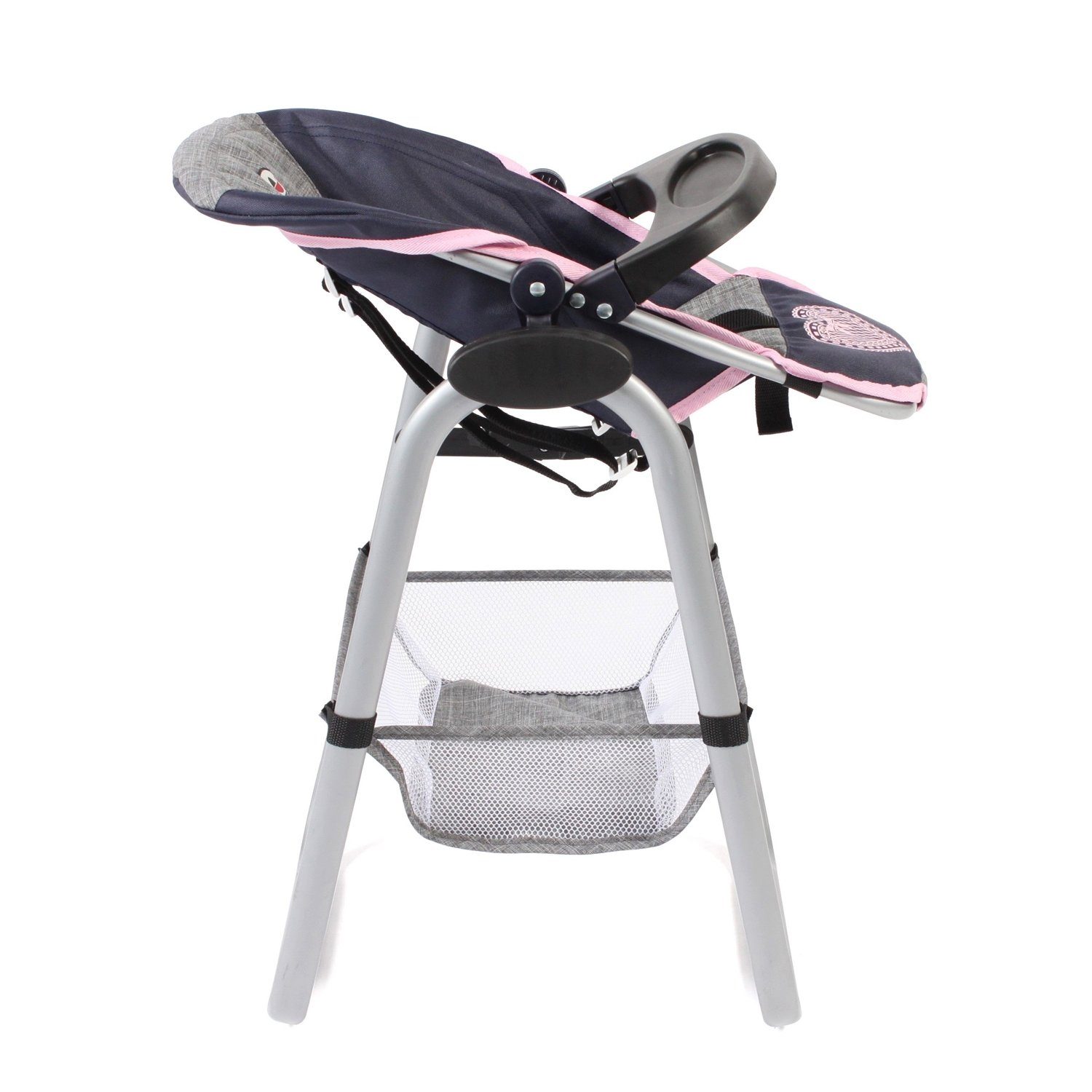 CHIC2000 Puppenmöbel 655 26 Puppen-Hochstuhl, Melange grau-navy günstig online kaufen