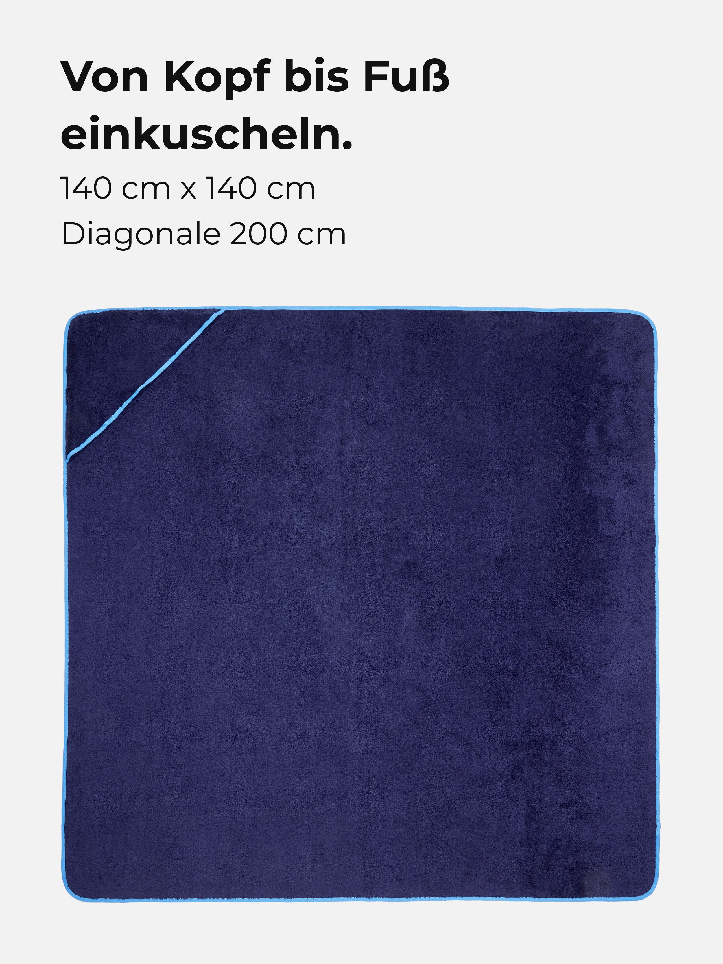 Sowel Kapuzenhandtuch - Hoody Hero -, 100% Bio-Baumwolle, 140x140cm, Badetuch mit Kapuze für Erwachsene, Kinder und Babys – Bild 4 von 5